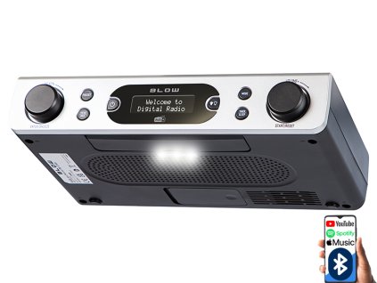 Kuchyňské rádio RK2 stříbrné