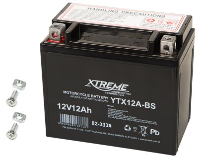Baterie do motorky 12V 12Ah XTREME 82-333