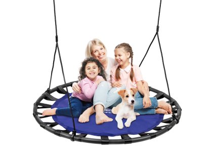 Houpací kruh 120 cm modrý 1030