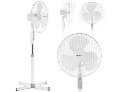 Stojanový ventilátor 355000 bílo-šedý