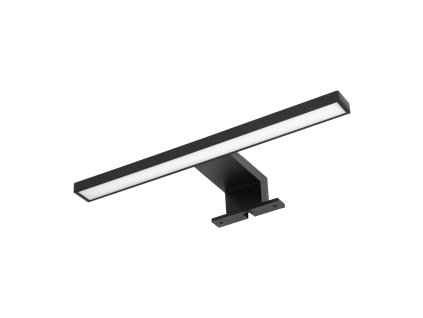Černá LED zrcadlová lampa 5W, 30cm, 4000K