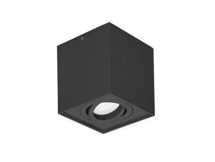 Černé čtvercové GU10 stropní svítidlo 35W