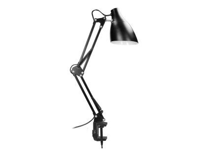 Černá stolní lampa 60W E27 ocelová