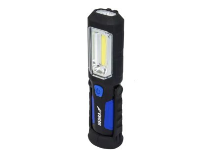 Nabíjecí lampa 3 W COB LED + 1 W LED, USB adaptér na 230 V a 12 V L1022