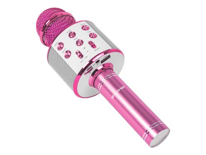 Dětský karaoke mikrofon PRM402 růžový