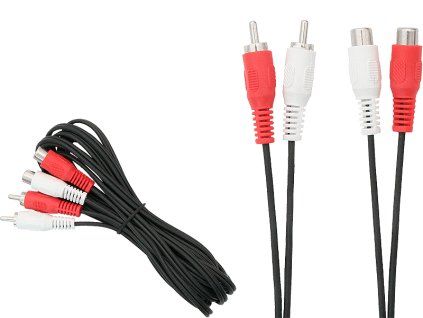 RCA prodlužovací kabel 2,4 m 2243-