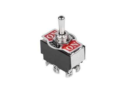 Páčkový přepínač KN3(B)-223 6pin vratný