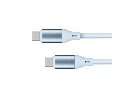 kabel usb typu c usb typu c 100 w 1 m silikonowy niebieski kruger matz basic d83124f2760343b68029de408527545b e8c0d60d