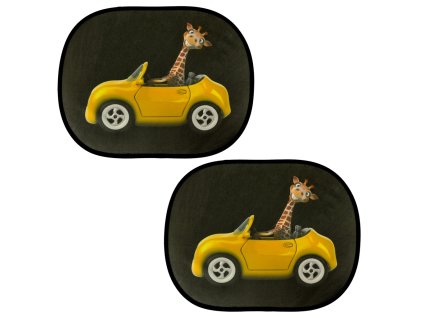 Kurtyna statyczna przeciwsloneczna oslona okna samochodu zyrafa 149391