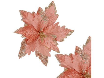 104106 ca1259 ozdoba swiateczna poinsettia 27 cm M0