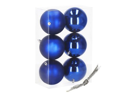 110874 ca1192 bombki choinkowe 10 cm 6 szt M0