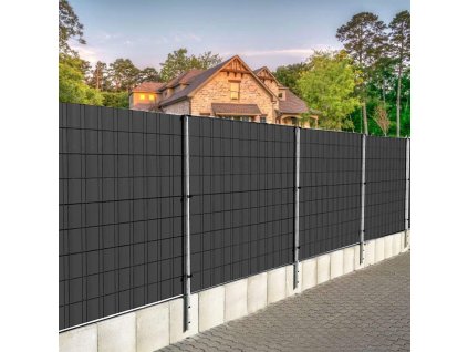 82420 fn0001 tasma ogrodzeniowa grafitowa 19cmx35m 450gm2 20 klipsow M0