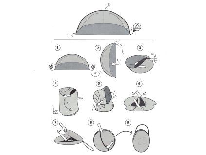 5999 pt004 namiot pop up 200 x 120 cm springos M0