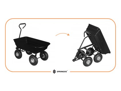 175422 ga0083 wozek ogrodowy 110 x 51 x 95 cm 250 kg M0