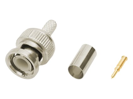 Krimpovací BNC konektor 50 ohm pro RG58 Cu