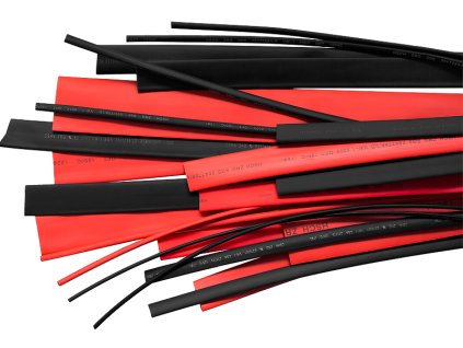 Černé smršťovací trubičky 15/7,5 mm