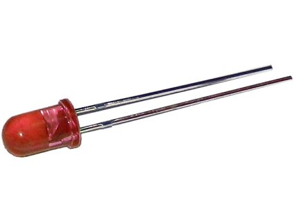 LED dioda 12V 5mm červená 100ks LED5001
