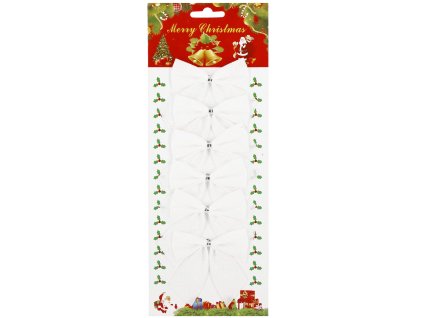 98734 ca1308 kokardki swiateczne 8 x 8 cm 6 szt M0