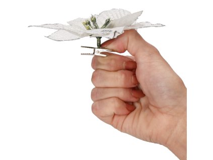 20190 ca0731 ozdoba swiateczna poinsettia 13x13 cm M0