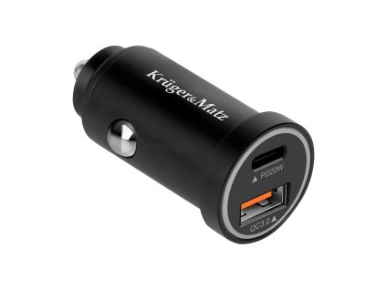 ladowarka samochodowa 38w kruger matz z funkcjami power dedlivery oraz quick charge 2ce172639c21443fb25da6192a7b7d45 ac37e489