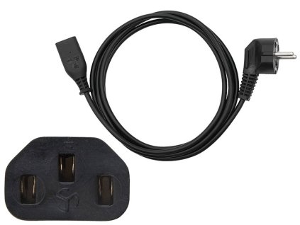 Černá sluchátka s mikrofonem 2,0m