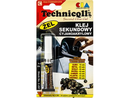 Gelové sekundové lepidlo 2g Extra pevnost