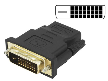 Adaptér DVI na HDMI pro monitory a TV
