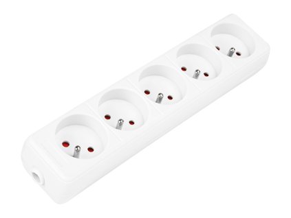 Prodlužovací kabel s 5 zásuvkami a uzemněním