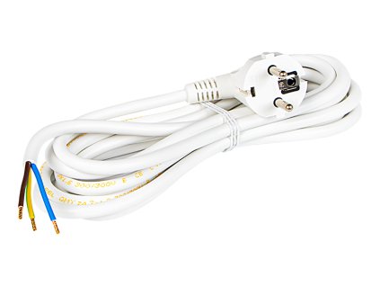 Prodlužovací kabel 3m, bílý, 3 zásuvky 1,5 mm