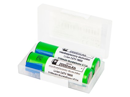 Nabíjecí baterie 18650 li-ion 2100mAh 2ks