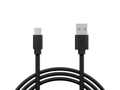 USB 2.0 A - USB-C 1,2m černé (pouze pro napájení)