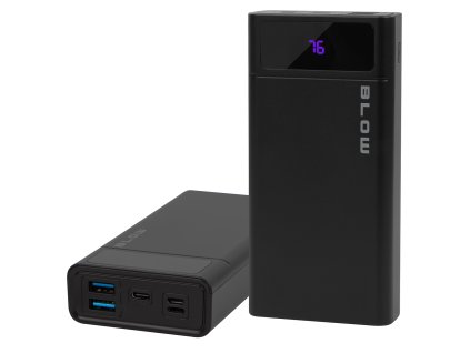 Power Bank 20000mAh QC+PD 20W + lightning PB20E ČERNÝ