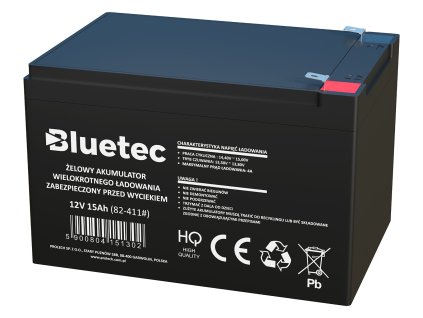 Gelová baterie 12V 15Ah BLUETEC