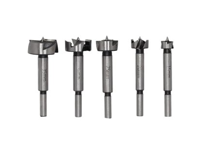 Sada vrtáků a fréz Forstner DEDRA 0781 na dřevo, 15, 20, 25, 30, 35 mm