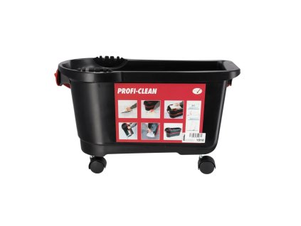 Glazurnická vozík DEDRA 1510 24l, Profi-Clean, s vytlačovacími kolečky + dvě hladítka