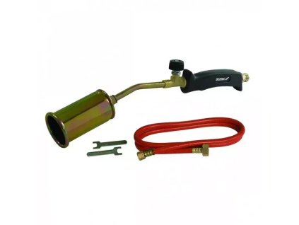 Sada pro pokrývače, plynový hořák DEDRA 31B021 jednostranný, průměr trysky 50mm, hadice 2m