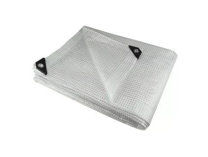 Plachta 4x5m, 100g/m? průhledná, armovaná DEDRA N09045