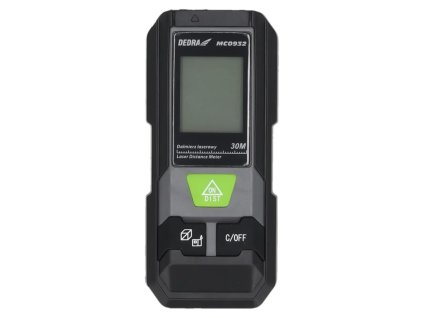Laserový měřič vzdálenosti 30m, DEDRA MC0932, mini měřič vzdálenosti