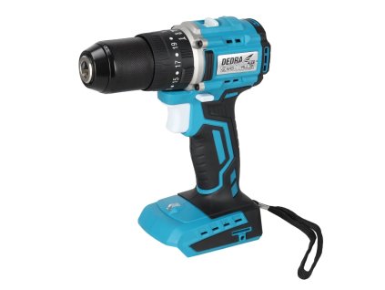 Kompaktní akumulátorová vrtačka-skrutkovač s funkcí příklepu DEDRA SAS+ALL DED7138 18V, bezkartáčová
