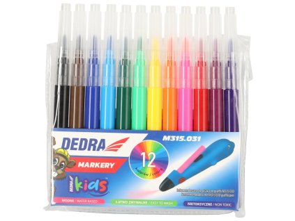 Výměnné fixy pro DEDRA KIDS M315.030, balení 12 kusů.