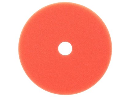 Tvrdá leštící houba s suchým zipem (oranžová) DEDRA 08T824, průměr 150 mm, tloušťka 25 mm