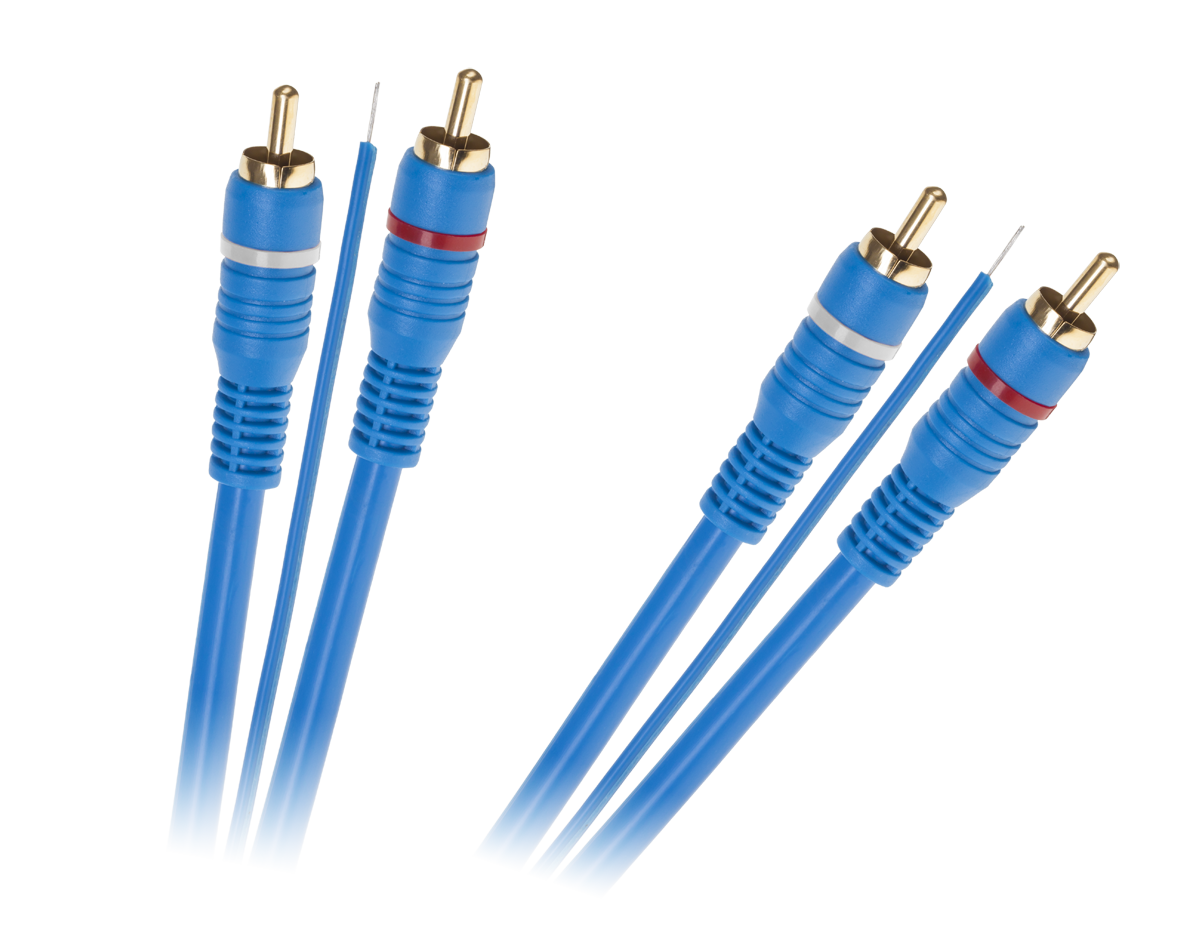 CABLETECH Propojovací kabel RCA 2x + RCA 2x 5m žlutá