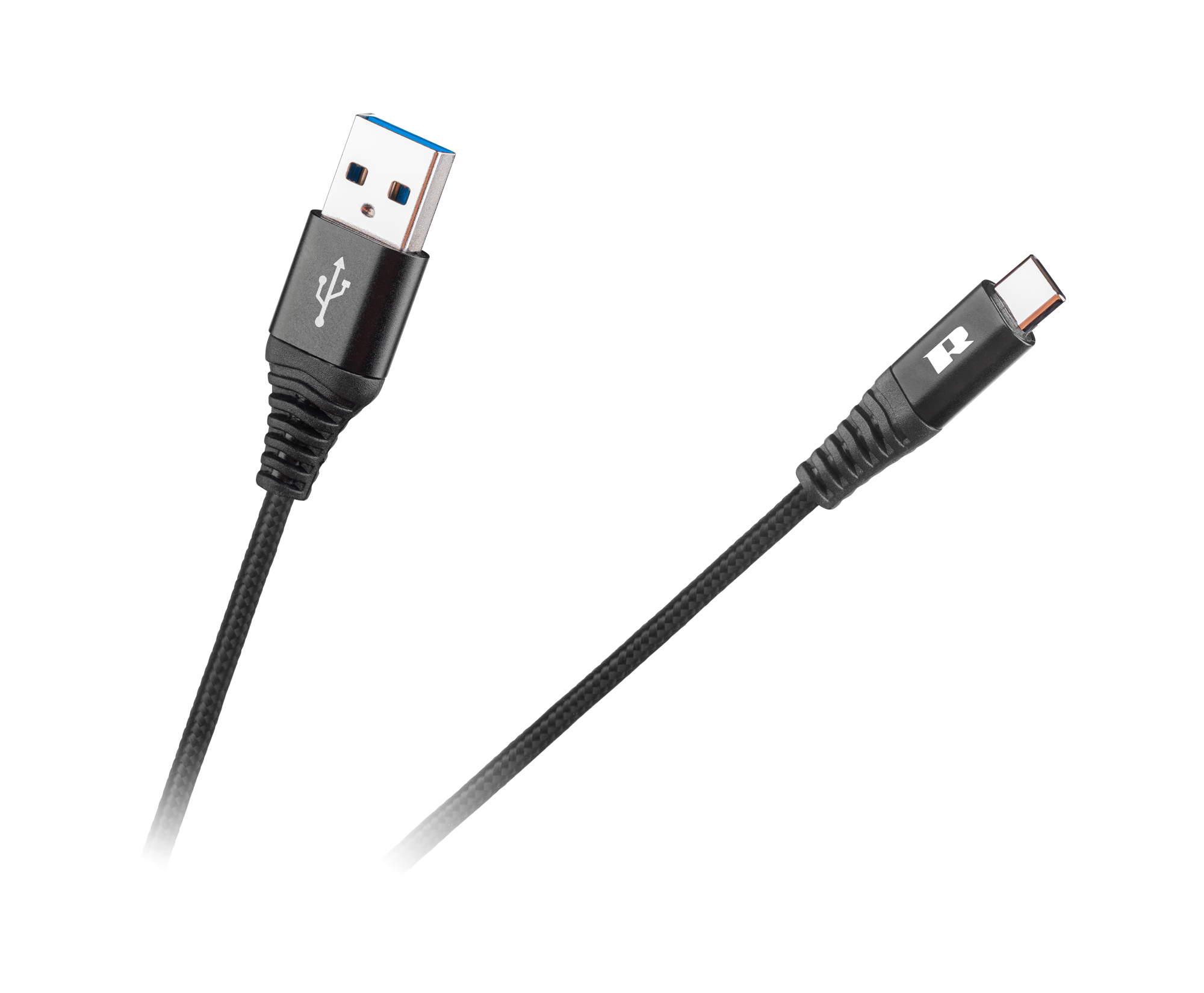 Rebel USB A - USB C 0,5m černý RB-6001-050-B