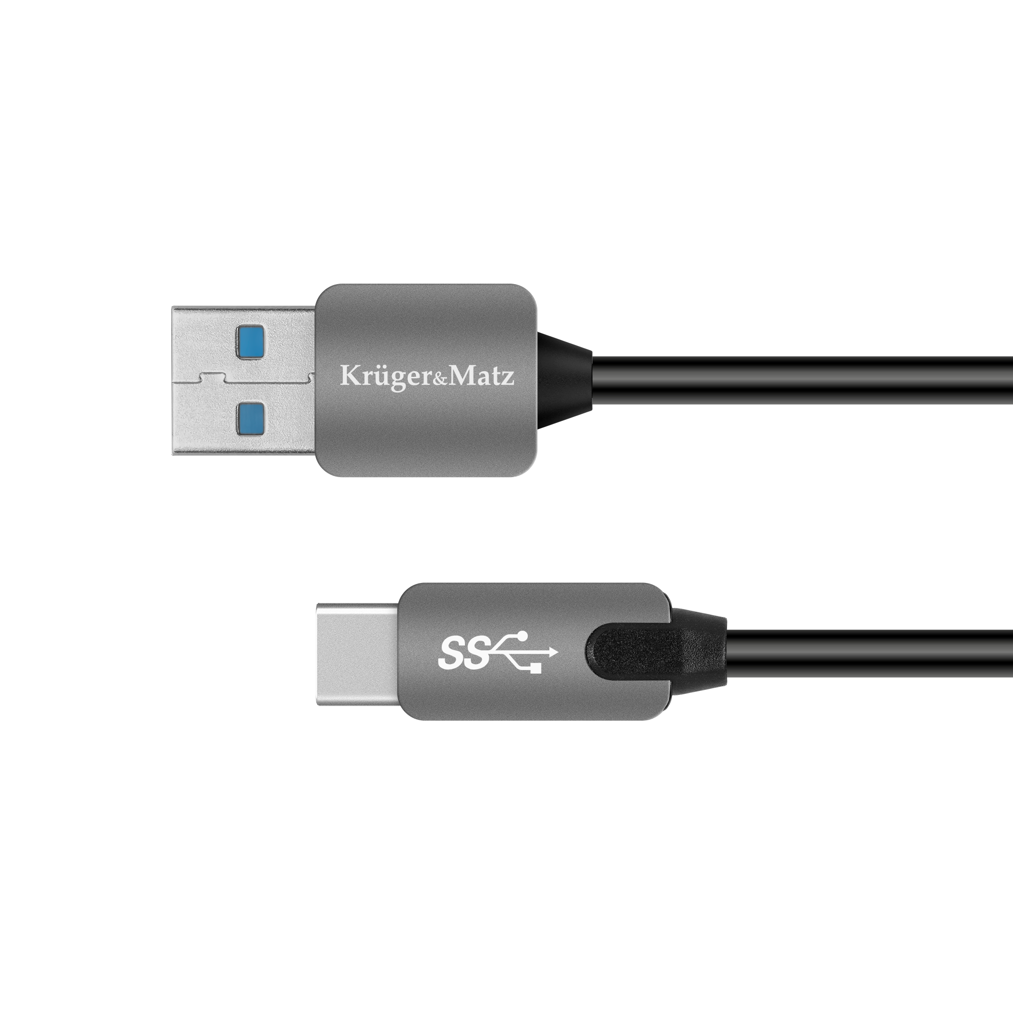 Kruger&Matz USB A - USB C 0,5m 3V KM0347