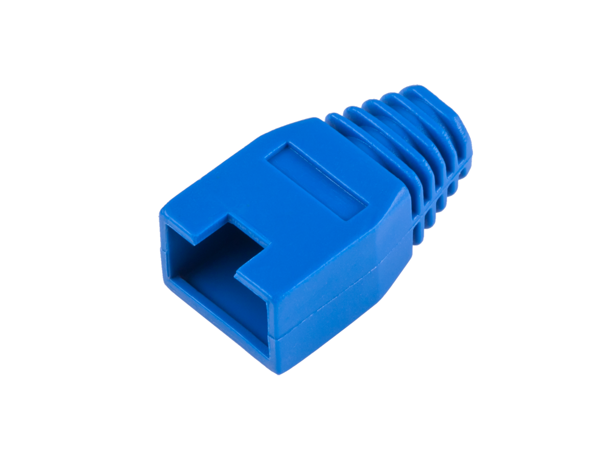 CABLETECH Kryt na konektor 8P8C (RJ45) modrý