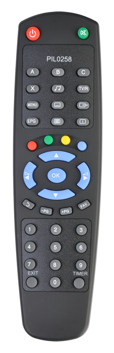 CABLETECH Dálkové ovládání TV-SAT Polsat mini