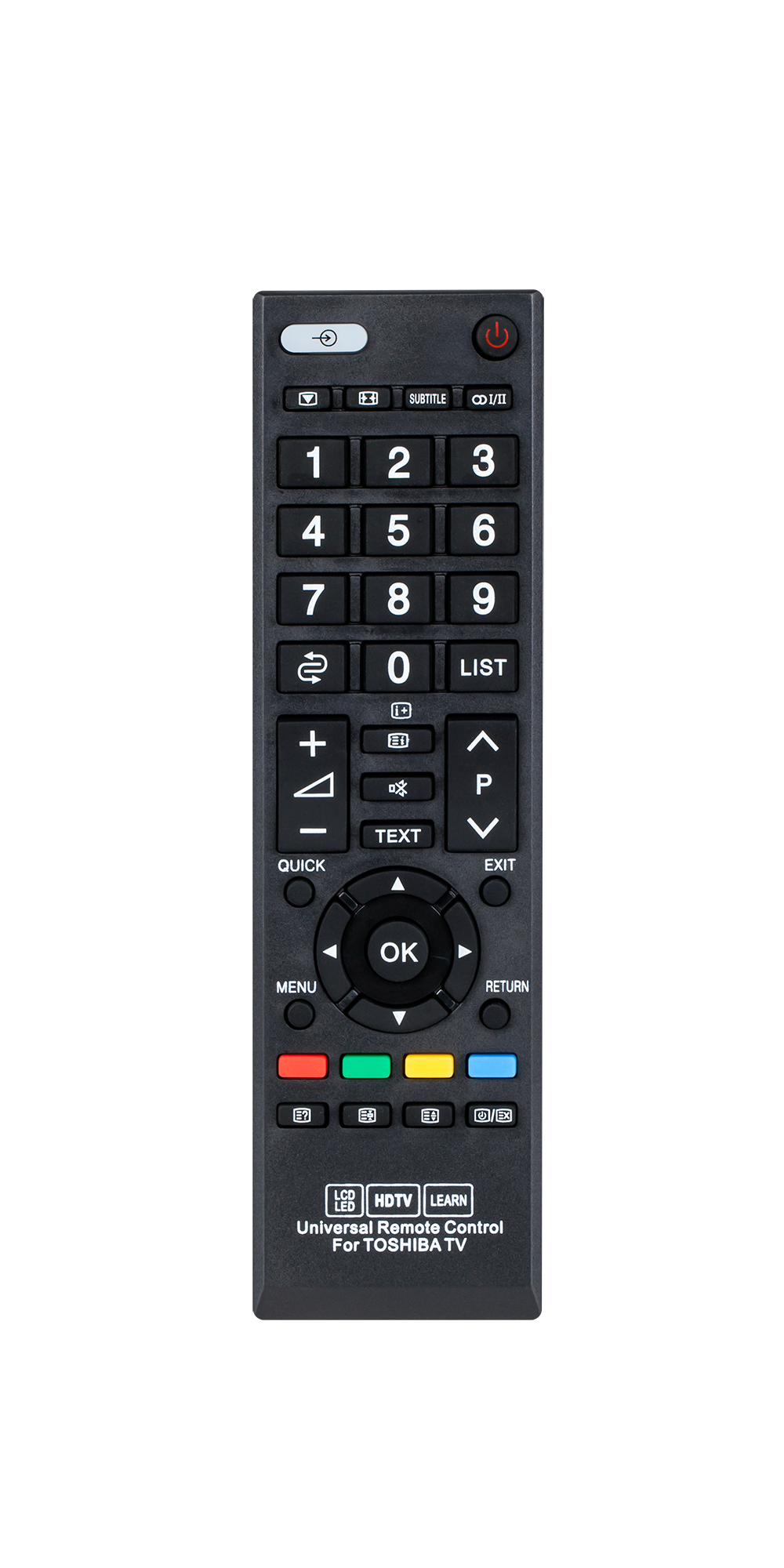 CABLETECH Univerzální dálkový ovladač TOSHIBA LCD/LED