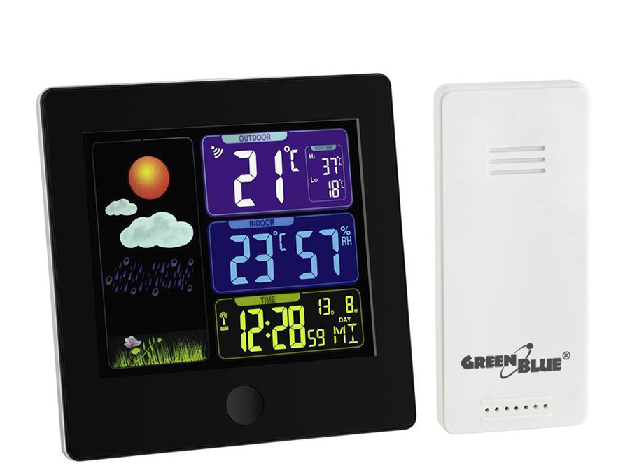 CABLETECH Meteostanica GB521B čierna