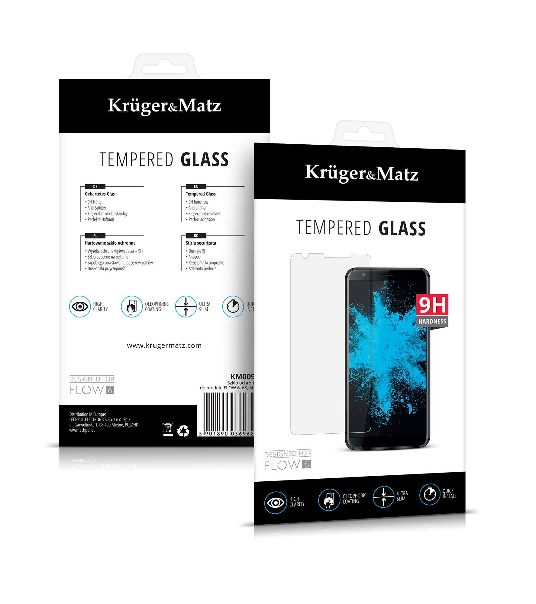 Kruger&Matz Sklo na mobil FLOW 6, 6S, 6Lite