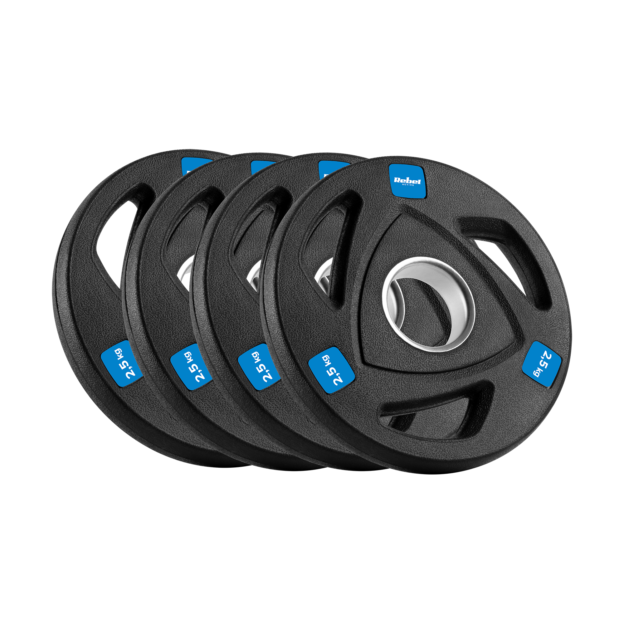 Kotúč na činku 4x2,5kg, 51mm, REBEL ACTIVE